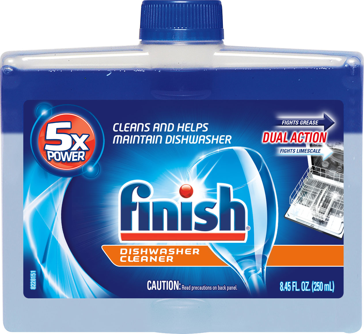 FINISH® Dishwasher Cleaner - Dual Action (Discontinued June 11 2021)